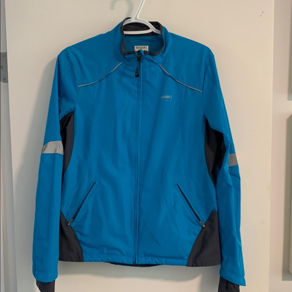 Turquoise and Grey Running Room Jacket